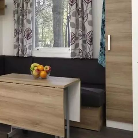 MOBILHOME 6 personnes - Premium | 3 Ch. | 6 Pers. | Terrasse surélevée | Clim. | TV