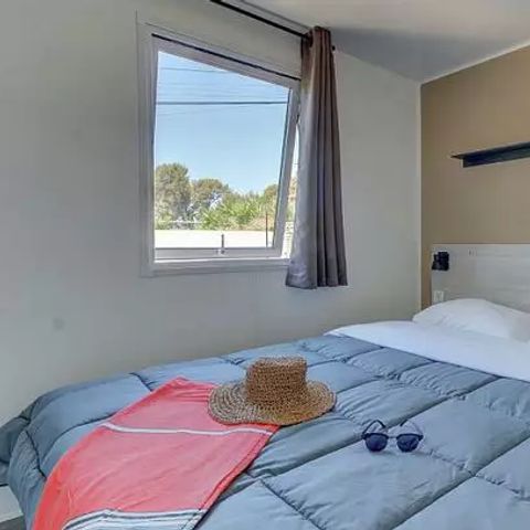 MOBILHOME 8 personnes - Premium | 4 Ch. | 8 Pers. | Terrasse Lounge | 2 SDB | Clim. | TV