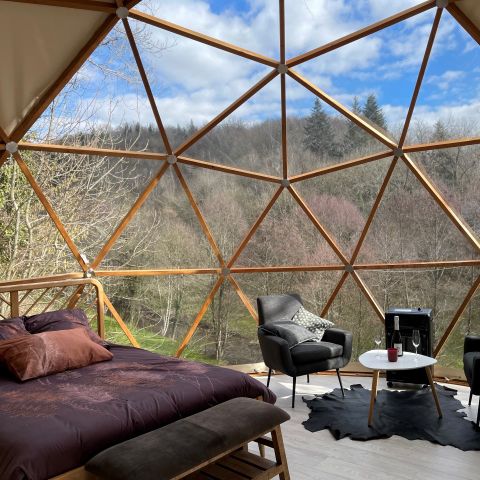 HÉBERGEMENT INSOLITE 4 personnes - Dome, sans saniaires