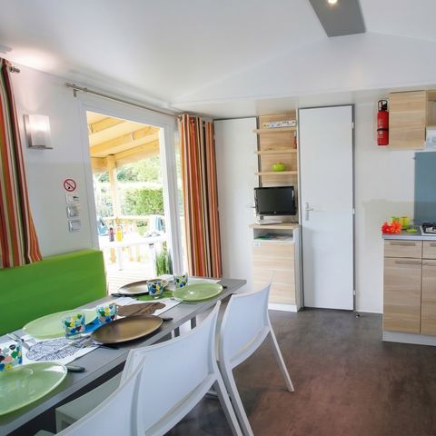 MOBILHOME 6 personnes - 3 chambres - TV