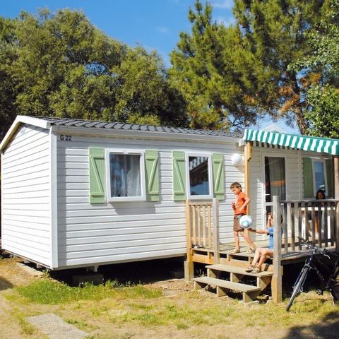 MOBILHOME 6 personnes - 3 chambres - TV