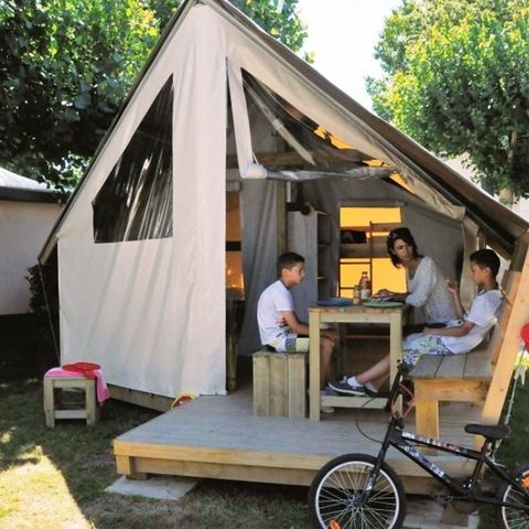 BUNGALOW TOILÉ 4 personnes -  Junior 2 chambres 17m² - sans sanitaires