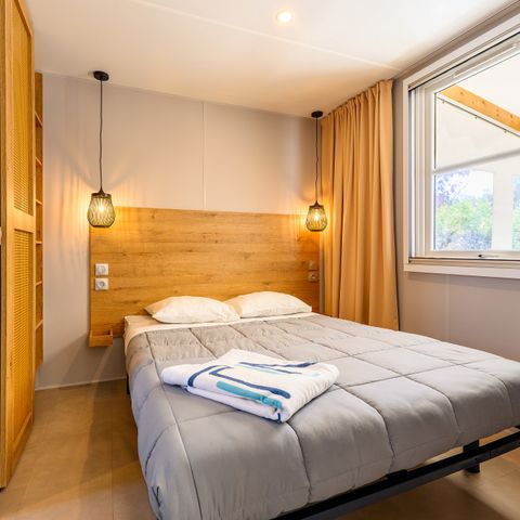 Mobilhome 6 personnes - SIGNATURE PRESTIGE 3 chambres + CLIM - 36m2 - terrasse couverte 6 pers
