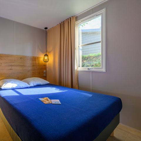 MOBILHOME 6 personnes - COTTAGE CONFORT 3 ch. 6 pers. - 35m2 - terrasse couverte