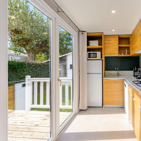 MOBILHOME 6 personnes - D/ SIGNATURE PRESTIGE 3 ch. 6 pers. - 36m2 - terrasse couverte