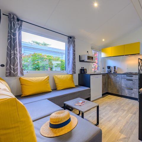 MOBILHOME 8 personnes - SIGNATURE PRESTIGE 4 ch. 8 pers. - 40m2 - terrasse couverte