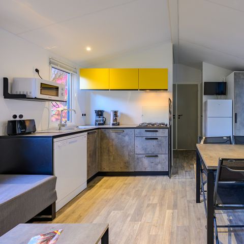 MOBILHOME 8 personnes - SIGNATURE PRESTIGE 4 ch. 8 pers. - 40m2 - terrasse couverte