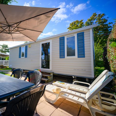 MOBILHOME 4 personnes - D/ LOISIR CONFORT 2 ch. 4 pers. - 25m2 - terrasse parasol 4 pers.