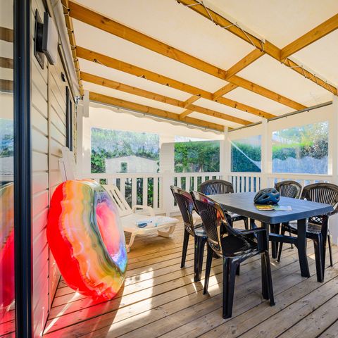 MOBILHOME 4 personnes - D/ SIGNATURE PRESTIGE 2 ch. 4 pers. - 34m2 - terrasse couverte