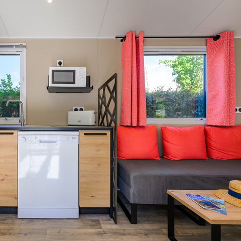 MOBILHOME 4 personnes - D/ SIGNATURE PRESTIGE 2 ch. 4 pers. - 34m2 - terrasse couverte