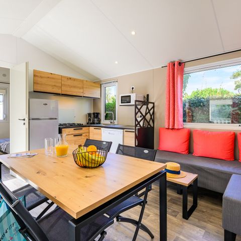 MOBILHOME 4 personnes - D/ SIGNATURE PRESTIGE 2 ch. 4 pers. - 34m2 - terrasse couverte