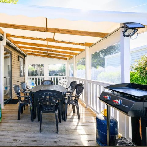 Mobilhome 6 personnes - SIGNATURE PRESTIGE + CLIM 3 chambres - 36m2 - terrasse couverte
