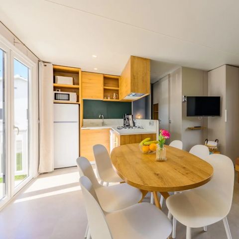 Mobilhome 6 personnes - SIGNATURE PRESTIGE + CLIM 3 chambres - 36m2 - terrasse couverte