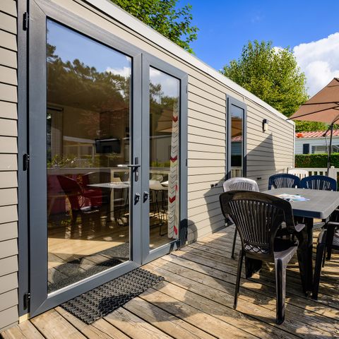 MOBILHOME 6 personnes - COTTAGE CONFORT 3ch. 6 pers. - 35m2 - terasse parasol