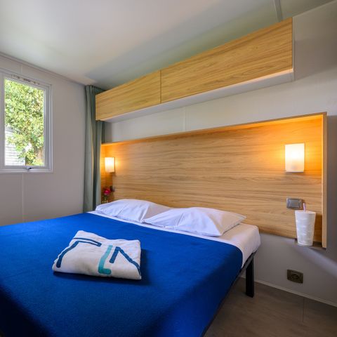 MOBILHOME 5 personnes - COTTAGE CONFORT 2 ch. 4/5 pers. - 30m2 - terrasse parasol 5 pers