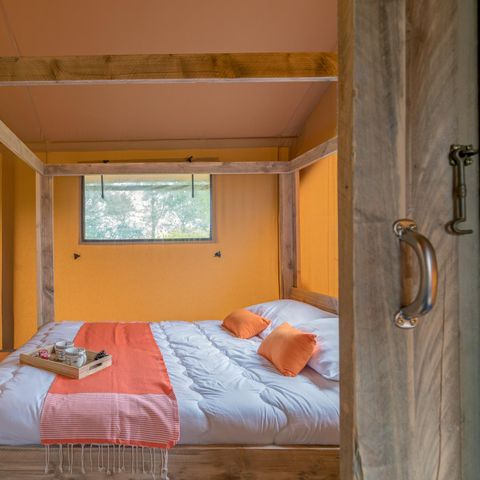 TENTE TOILE ET BOIS 6 personnes - Woody lodge 3Chambres sans sanitaires