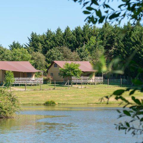 TENTE TOILE ET BOIS 8 personnes - Safari Lodge 8  personnes, Climatisée