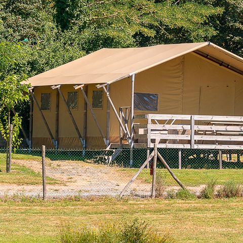 TENTE TOILE ET BOIS 6 personnes - Safari Lodge, 6p Climatisée