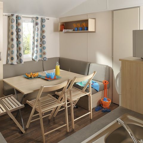 Mobilhome 6 personnes - Comfort XL | 3 Ch. | 6 Pers. | Terrasse surélevée