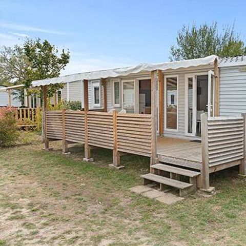 Mobilhome 6 personnes - Mobil-home | Comfort | 3 Ch. | 6 Pers. | Terrasse surélevée | Clim.