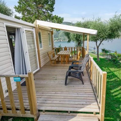 Mobilhome 4 personnes - Comfort | 2 Ch. | 4 Pers. | Terrasse surélevée | Clim.
