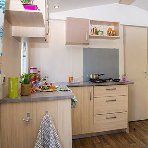 MOBILHOME 6 personnes - Classic | 2 Ch. | 4/6 Pers. | Terrasse Simple | 1 SDB | TV