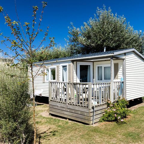 MOBILHOME 6 personnes - Classic | 2 Ch. | 4/6 Pers. | Terrasse Simple | 1 SDB | TV
