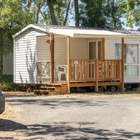 MOBILHOME 6 personnes - Classic | 2 Ch. | 4/6 Pers. | Terrasse Simple | 1 SDB | TV