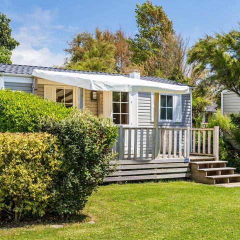 MOBILHOME 6 personnes - Mobil-home | Comfort | 3 Ch. | 6 Pers. | Terrasse surélevée | 1 SDB