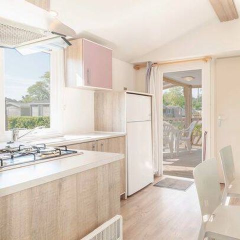 MOBILHOME 6 personnes - Mobil-home | Comfort | 2 Ch. | 4/6 Pers. | *Terrasse surélevée* | 1 SDB | Clim. | TV