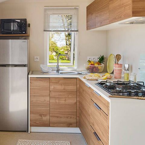 MOBILHOME 6 personnes - Comfort | 3 Ch. | 6 Pers. | Terrasse surélevée | Clim.