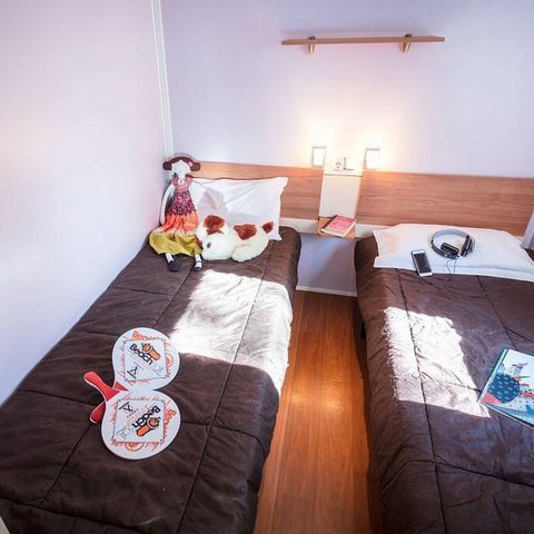 MOBILHOME 6 personnes - Comfort | 2 Ch. | 4/6 Pers. | Terrasse simple | Clim.