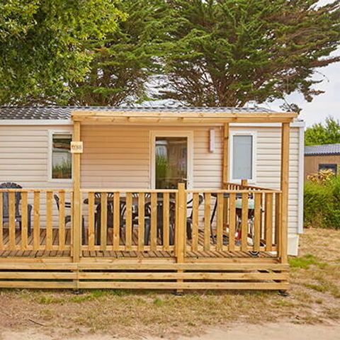 MOBILHOME 6 personnes - Mobil-home | Comfort | 3 Ch. | 6 Pers. | Terrasse surélevée | TV