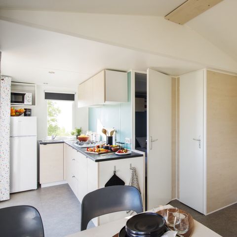 Mobilhome 5 personnes - Cottage Océan TV Wifi - 2 Chambres - 4/5 personnes
