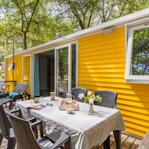 Mobilhome 4 personnes - Cottage Select TV Clim Plancha Wifi - 2 chambres - 4 pers.