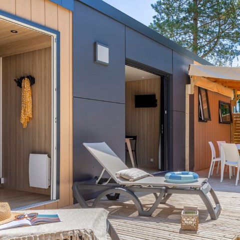 Mobilhome 4 personnes - Cottage Palma 4 pers 2 Ch 2 Sdb avec spa Premium