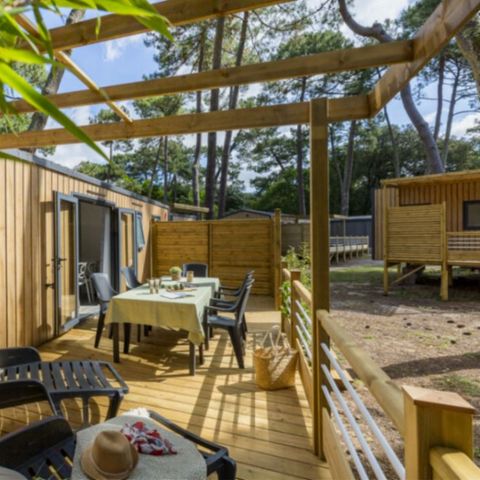 Mobilhome 8 personnes - Cottage Casablanca 8 pers 4 Ch 2 Sdb ****
