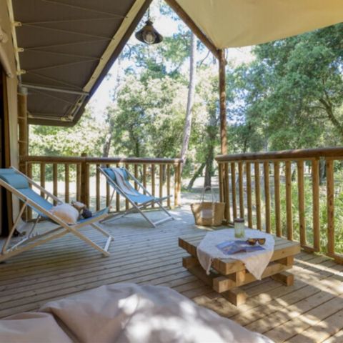 Tente 6 personnes - Tente Lodge 6 pers 3 Ch 1 Sdb ***