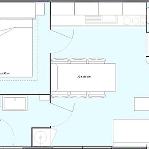 MOBILHOME 6 personnes - Premium 3 Chambres