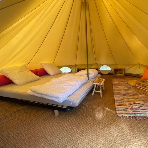 Tente en toile et en bois 2 personnes - Bivouac - 2 pers