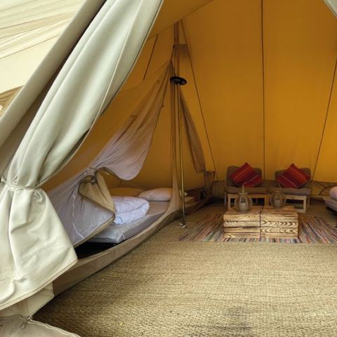 Tente en toile et en bois 4 personnes - Familiale - 4 pers
