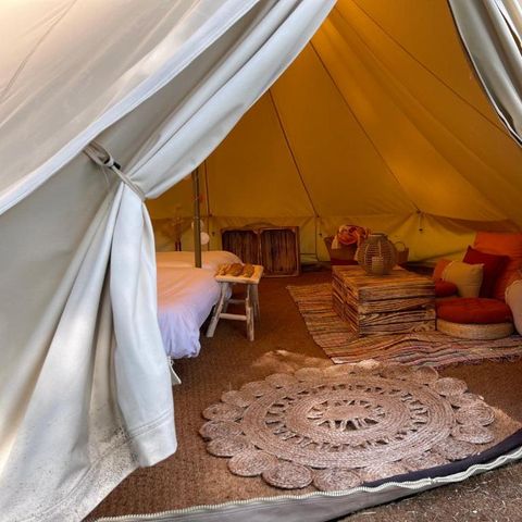 Tente en toile et en bois 2 personnes - Bivouac - 2 pers