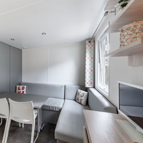 MOBILHOME 2 personnes - Mobil-home Confort 18,60 m² (1 chambre) + terrasse bois semi-couverte