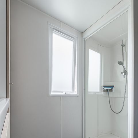 MOBILHOME 2 personnes - Mobil-home Confort 18,60 m² (1 chambre) + terrasse bois semi-couverte