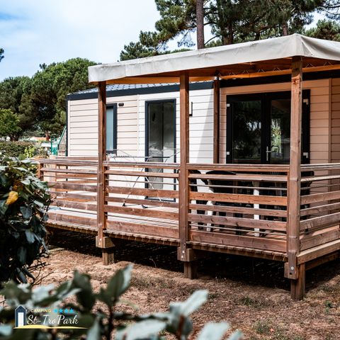 MOBILHOME 4 personnes - Mobil-home Premium 31m² (2 chambres) + Lave Vaisselle + terrasse semi-couverte 15m²