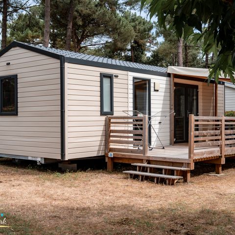 MOBILHOME 4 personnes - Mobil-home Premium 31m² (2 chambres) + Lave Vaisselle + terrasse semi-couverte 15m²