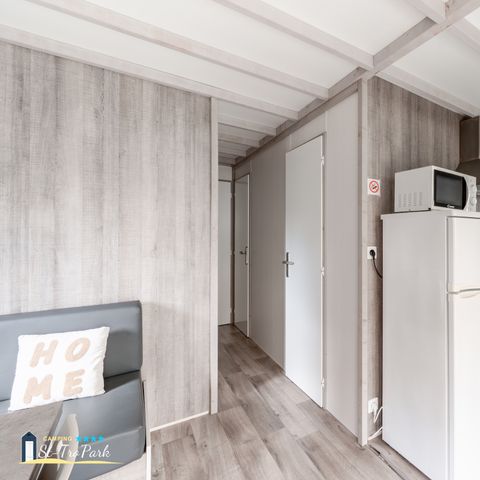 CHALET 4 personnes - Chalet Confort 26.5m² (2 chambres) + terrasse couverte + TV