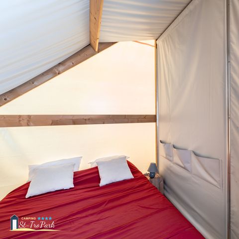 LODGE 4 personnes - Tente Écolodge Confort 17m² (2 chambres) - sans sanitaires