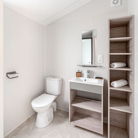 MOBILHOME 2 personnes - Mobil-home Premium 19m² (1 chambre) + Lave-vaisselle + Terrasse semi-couverte 11m²