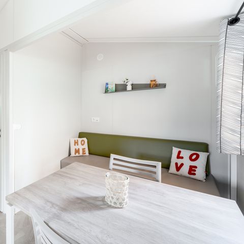MOBILHOME 2 personnes - Mobil-home Premium 19m² (1 chambre) + Lave-vaisselle + Terrasse semi-couverte 11m²